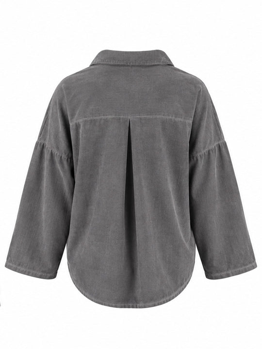 Bluse «Feincord Enzimi»