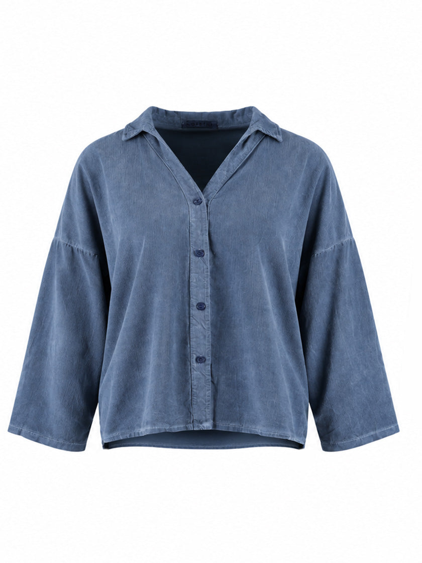 Bluse «Feincord Enzimi»