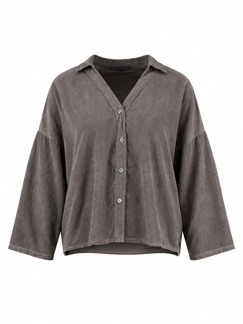 Bluse «Feincord Enzimi»