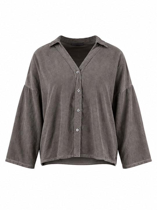 Bluse «Feincord Enzimi»