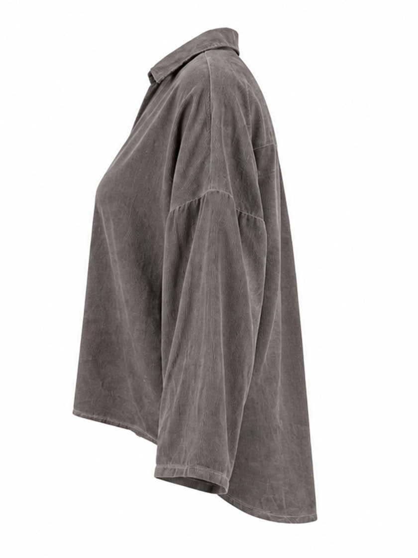 Bluse «Feincord Enzimi»