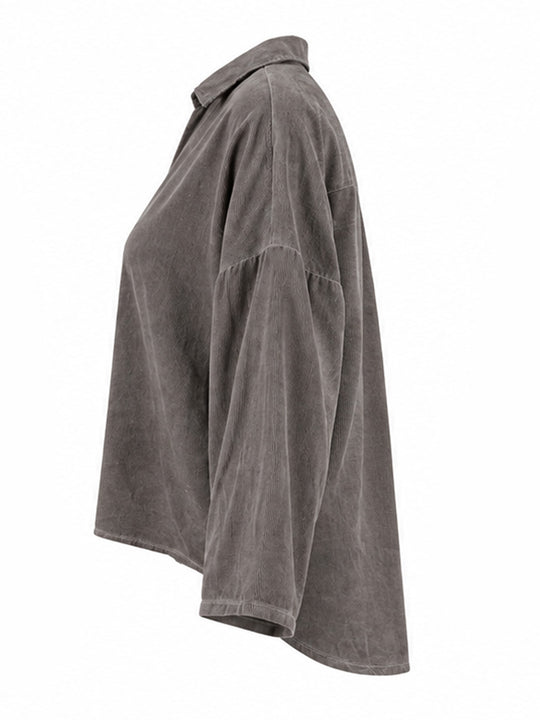 Bluse «Feincord Enzimi»