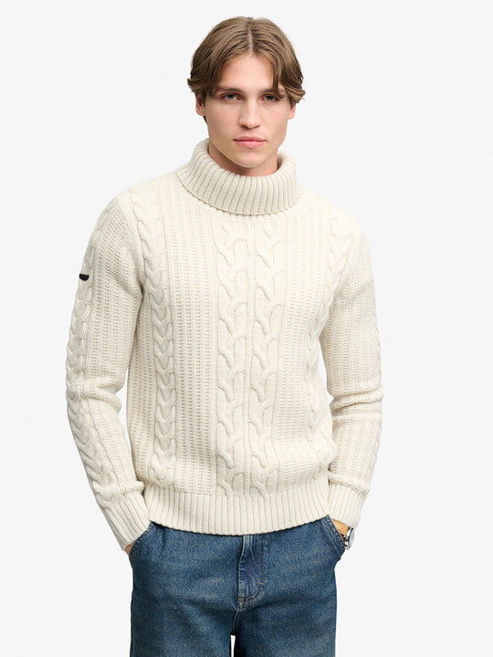 Rollkragenpullover «Jacob Cable» von SUPERDRY