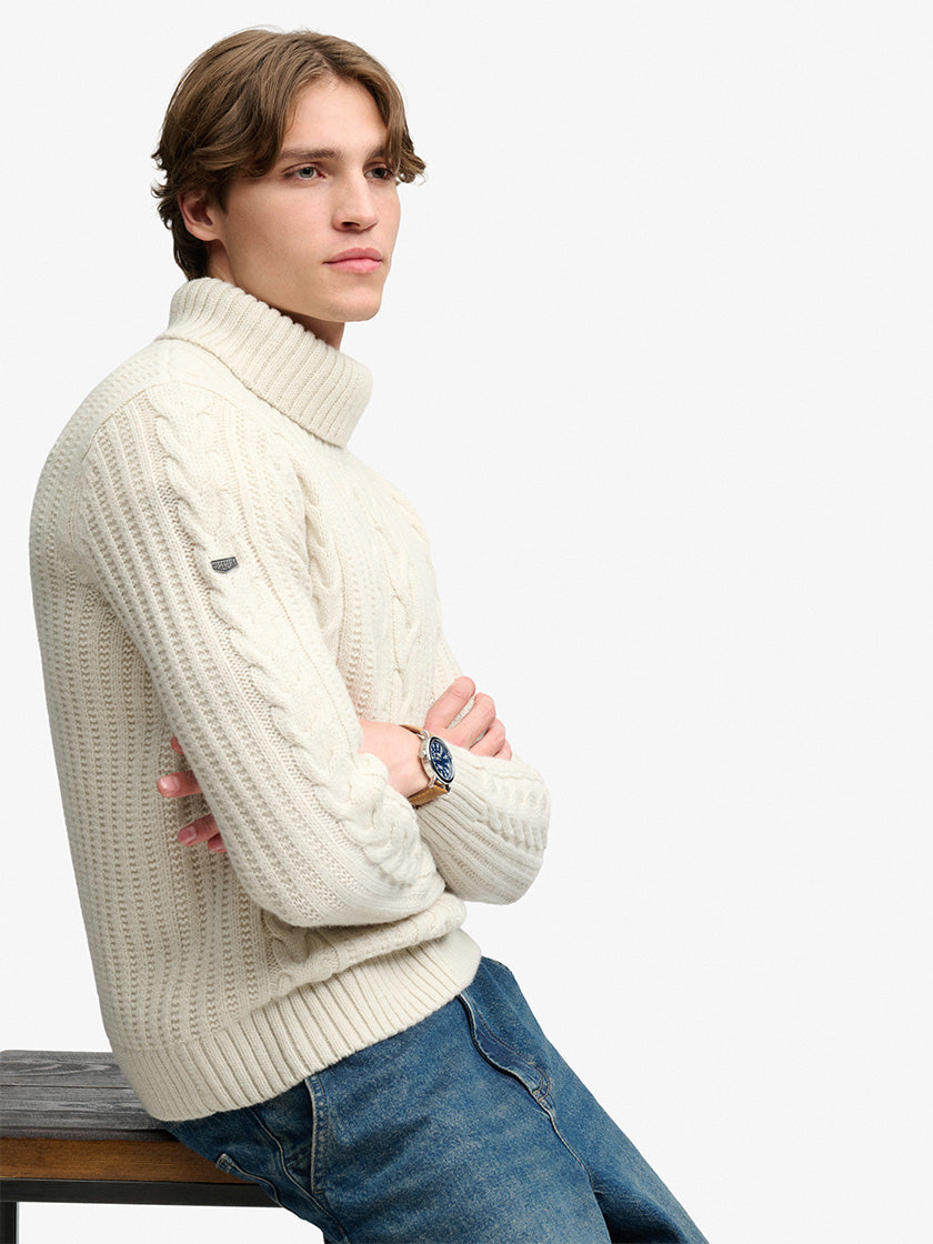 Rollkragenpullover «Jacob Cable» von SUPERDRY