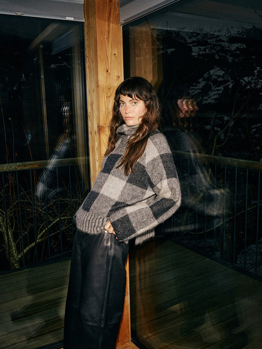 Strickpullover «Maya Check» von MOS MOSH