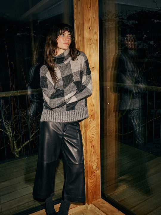 Strickpullover «Maya Check» von MOS MOSH