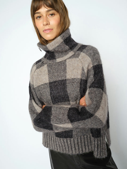 Strickpullover «Maya Check» von MOS MOSH