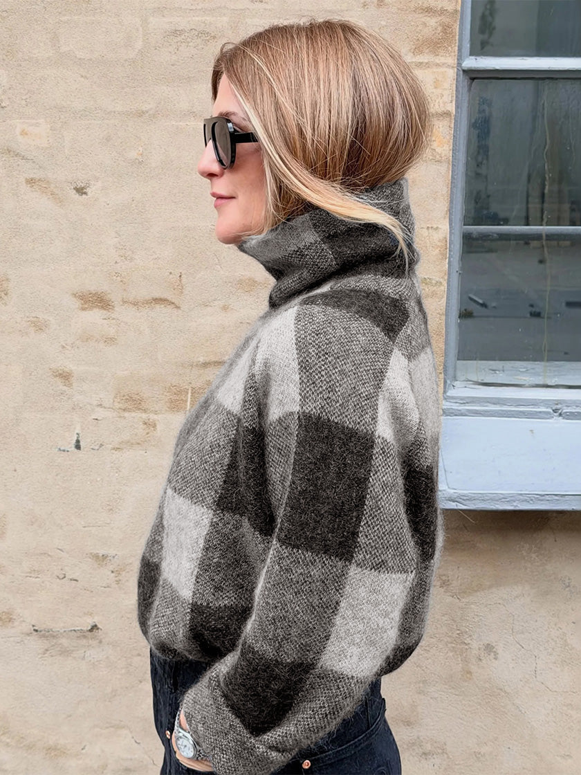 Strickpullover «Maya Check» von MOS MOSH