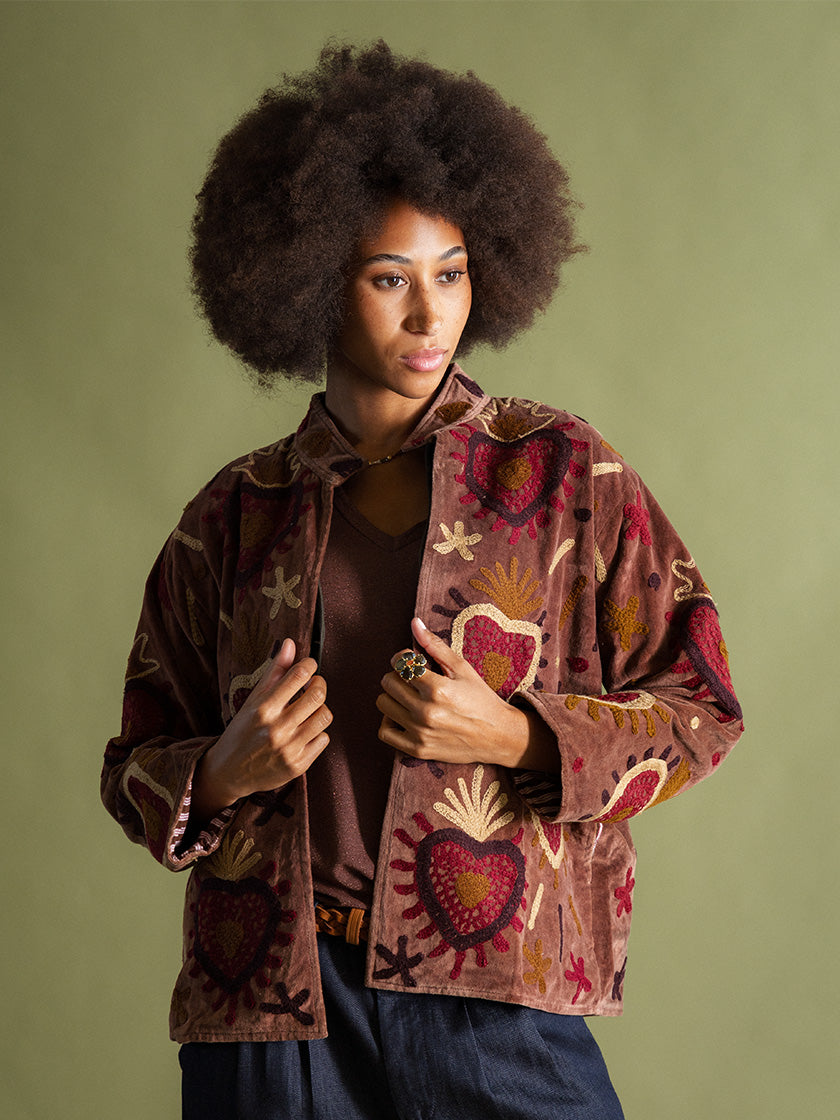 Veste « Suzani Heart » de COFUR