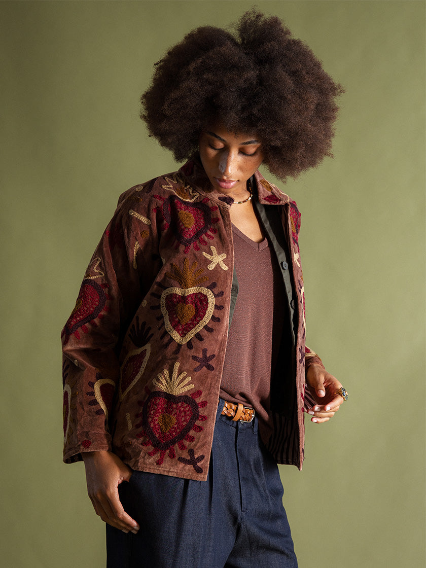 Veste « Suzani Heart » de COFUR