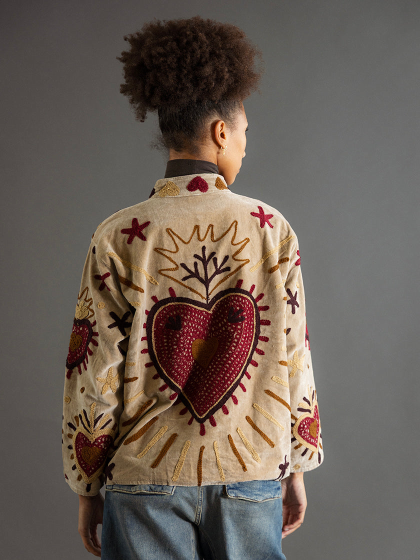 Veste « Suzani Heart » de COFUR