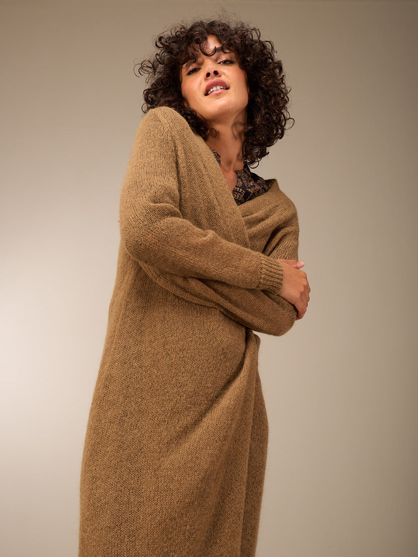 Knitted coat by NILE
