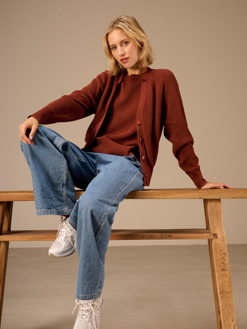 Strickjacke «OCS RCS» von NILE
