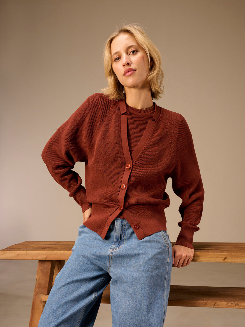 Strickjacke «OCS RCS» von NILE
