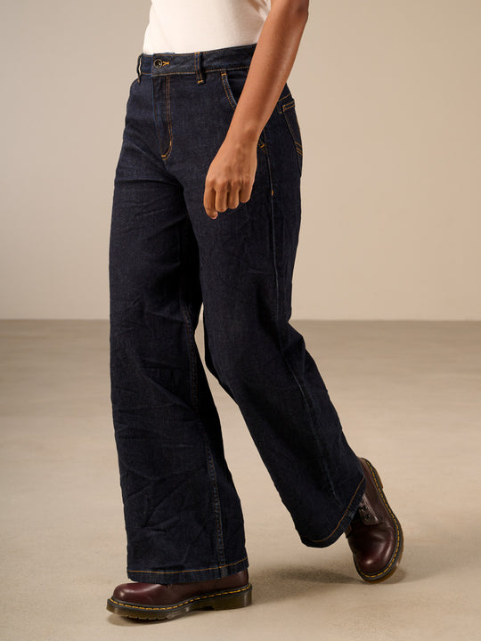 Jeans «Wide High» von NILE