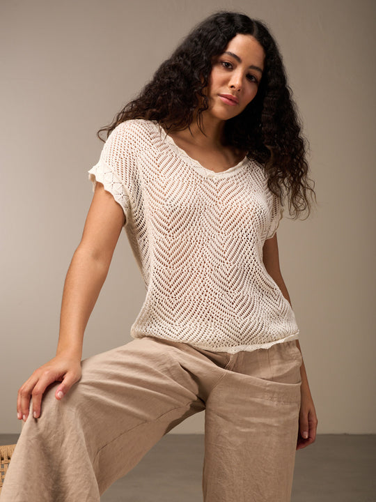 Pull en maille «GOTS» de NILE