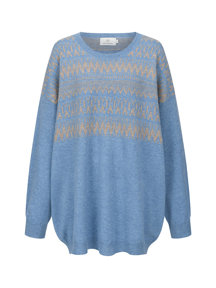 "Genevieve" Knitted Sweater by GITTA BANKO
